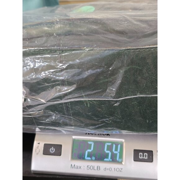 Patricia Nash Dark Green Leather Brushed Italian Nubuck Primrose Satchel Handbag - Picture 13 of 13